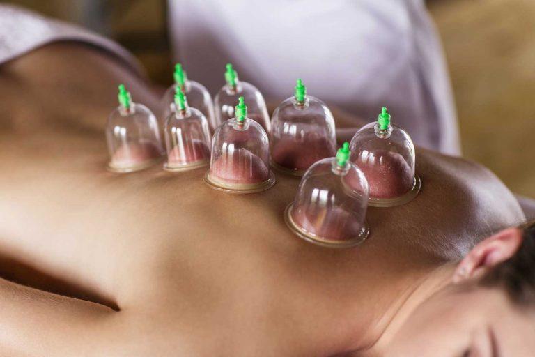 Overkropp massasje med olje og cupping 60min